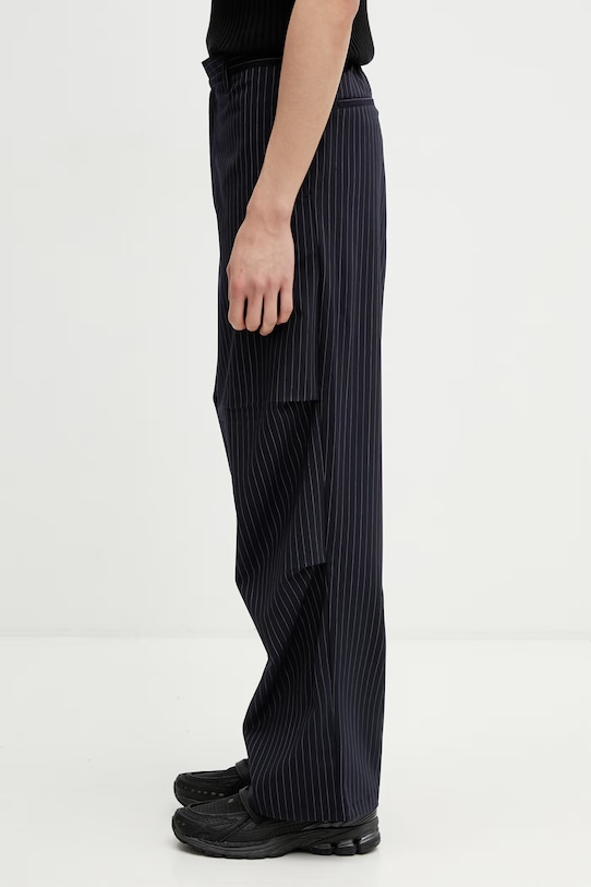 Filling Pieces Pinstripe pantaloni con misto lana da uomo 412650501322.150 blu navy SS26