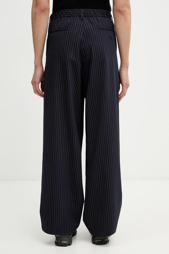 Abbigliamento Filling Pieces Pinstripe pantaloni con misto lana da uomo 412650501322.150 blu navy
