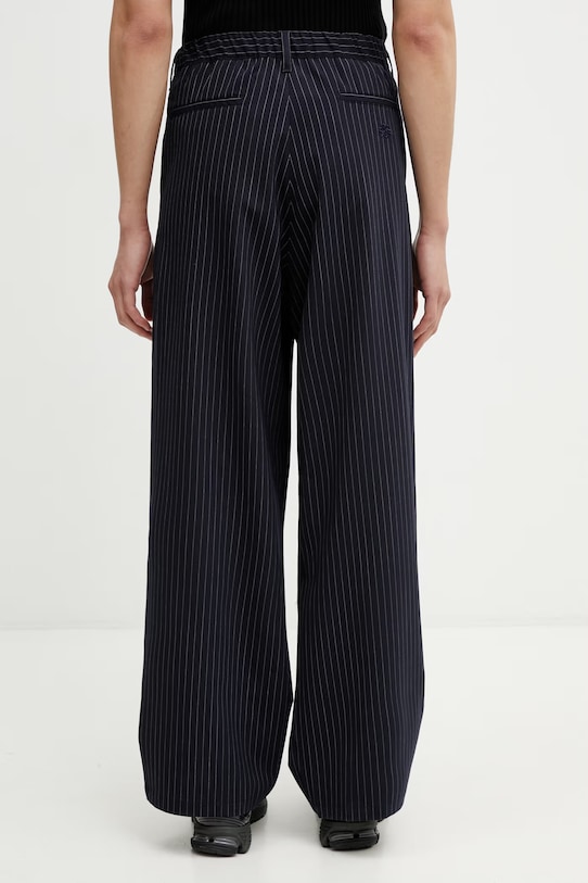 Abbigliamento Filling Pieces Pinstripe pantaloni con misto lana da uomo 412650501322.150 blu navy