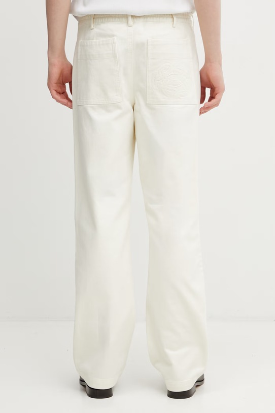 Odzież Filling Pieces Worker Pants jeansy relaxed fit męskie 412650500298.214 beżowy