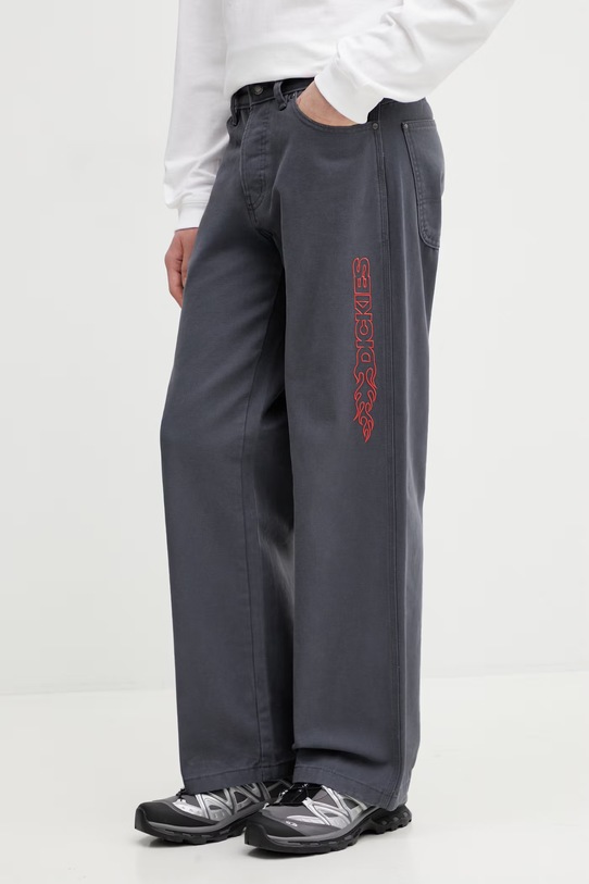 Dickies spodnie bawełniane bawełna szary DK0A89IE0CH1