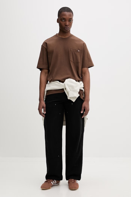 Dickies spodnie straight męskie jeansowe DK0A87PEBLK1 czarny SS26