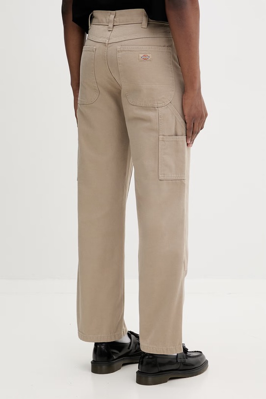 Odzież Dickies spodnie straight męskie bawełniane DK0A87PE0DS1 beżowy