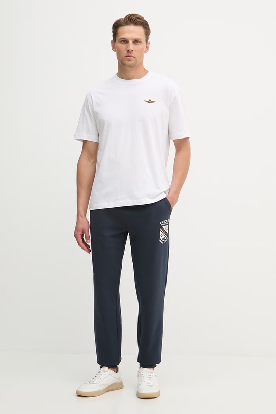 Tepláky Aeronautica Militare PF1021UF00674 tmavomodrá SS26