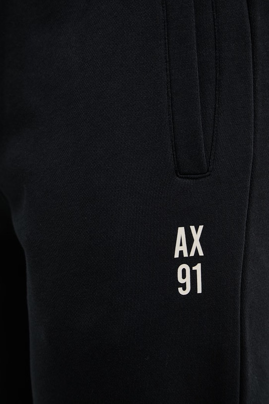 Armani Exchange спортивные штаны для мужчин из хлопка XM002447.AF22124 чёрный