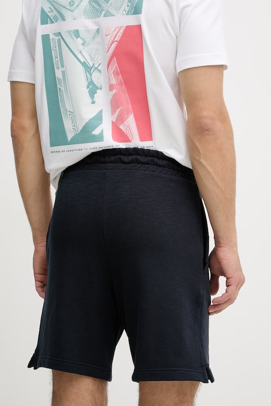 Abbigliamento BOSS Orange pantaloncini da tuta da uomo con cotone 50559260 blu navy