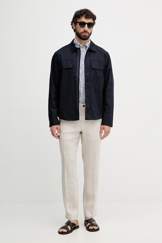 Joop! pantaloni chinos pentru bărbați din in 30102982 bej SS26