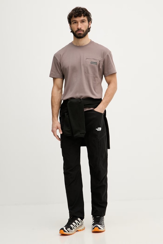 The North Face παντελόνι πεζοπορίας Ανδρικό Exploration NF0A8EC4JK31 μαύρο SS26