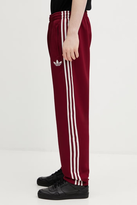 adidas Originals spodnie dresowe męskie bordowy JZ2255