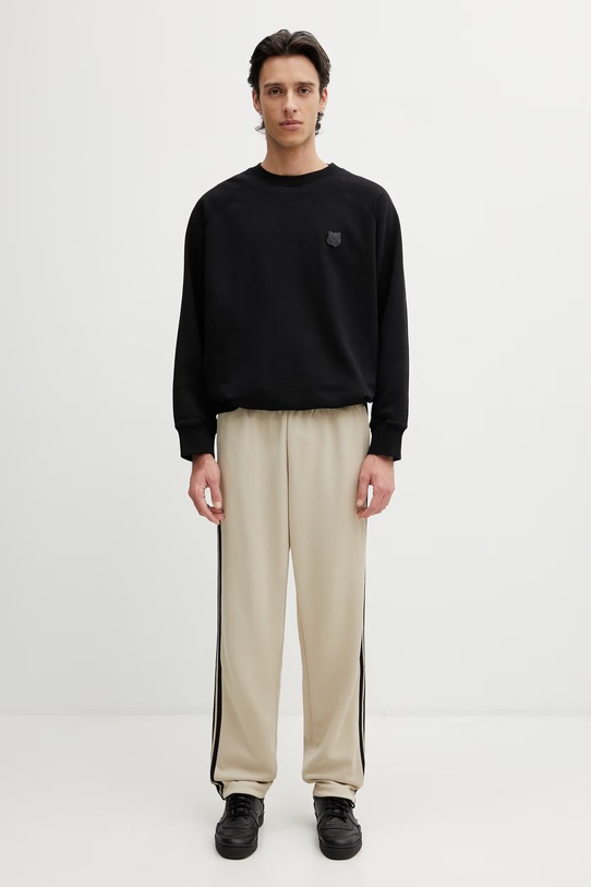 adidas Originals spodnie dresowe z bawełną męskie beżowy KE6683