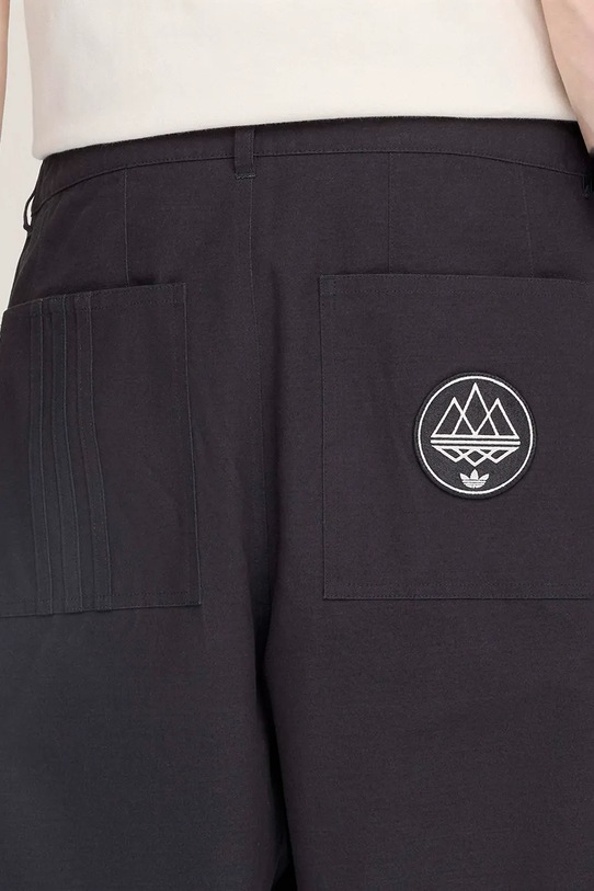 adidas Originals x SPZL брюки из хлопка для мужчин чёрный KR4616