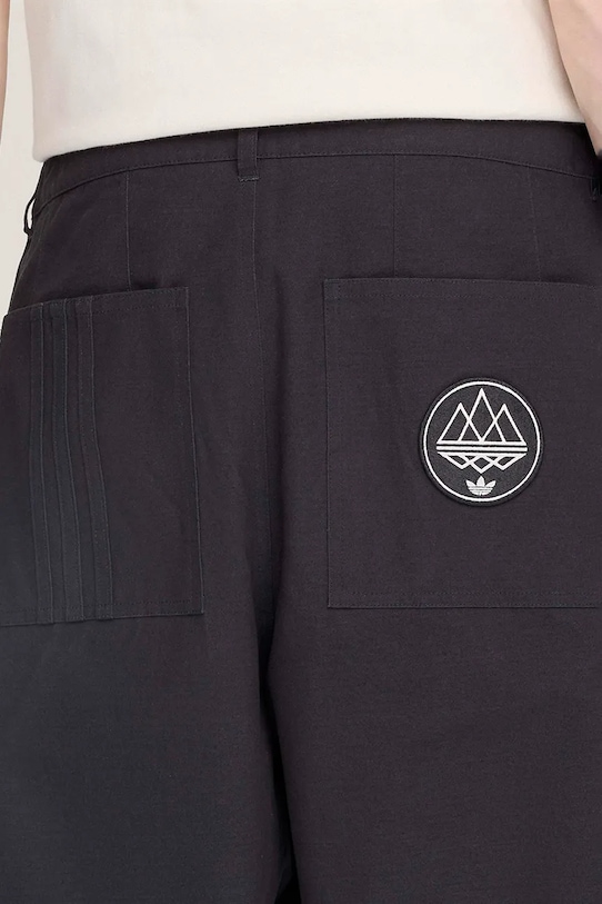 adidas Originals x SPZL брюки из хлопка для мужчин чёрный KR4616