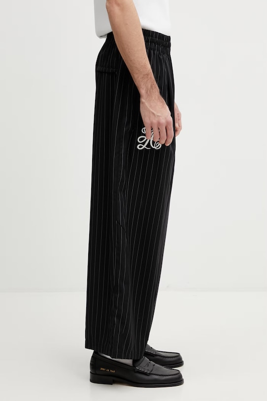 adidas Originals x Willy Chavarria панталон с добавена мериносова вълна мъжки черен KR8688