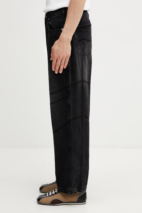 By Parra Moto Stitcher jeansy relaxed fit męskie 55180 czarny SS26