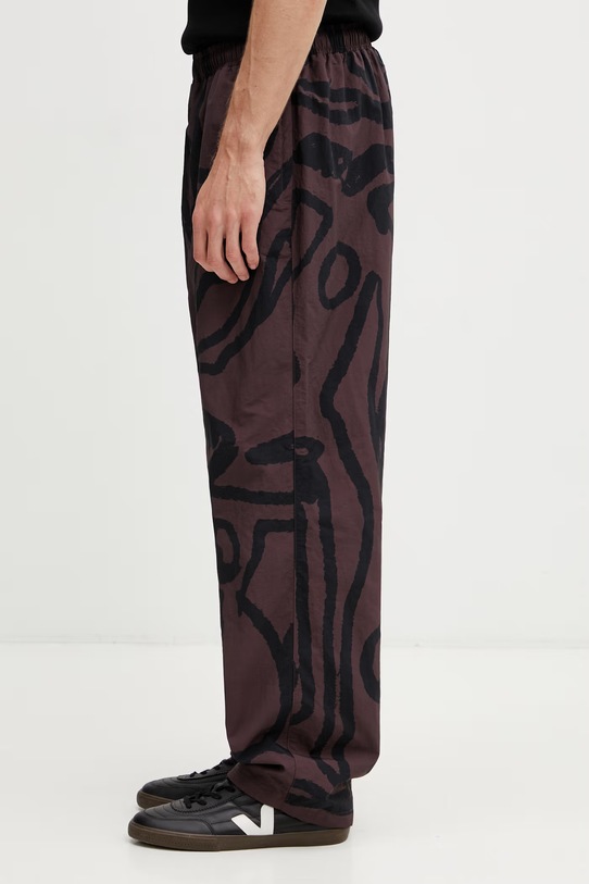 By Parra Freak scene spodnie męskie 55220 brązowy SS26