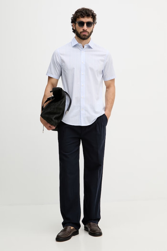 Gant pantaloni pentru bărbați, din bumbac 1505403 bleumarin SS26