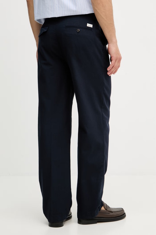 Îmbrăcăminte Gant pantaloni pentru bărbați, din bumbac 1505403 bleumarin