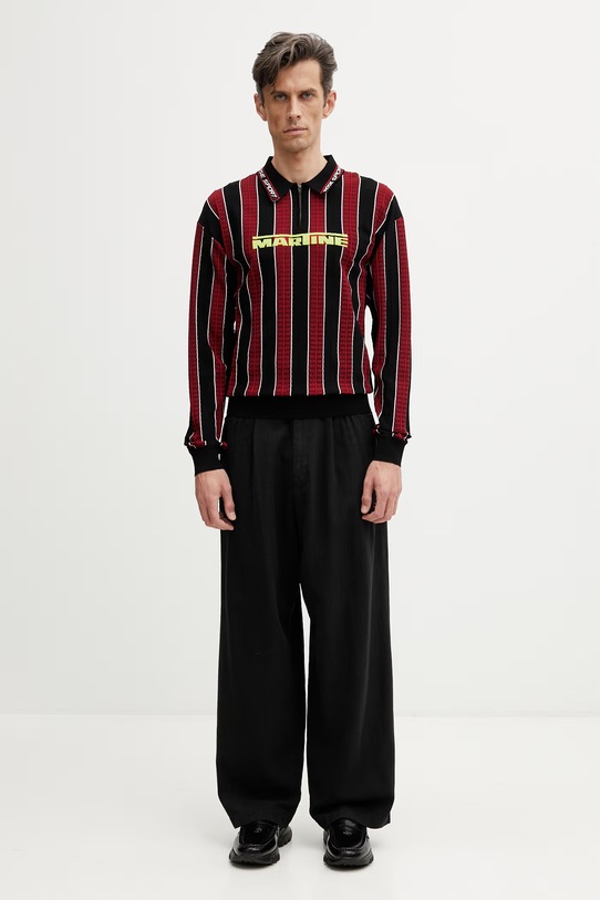 Undercover PANTS брюки с добавлением льна для мужчин UP1F4502 чёрный