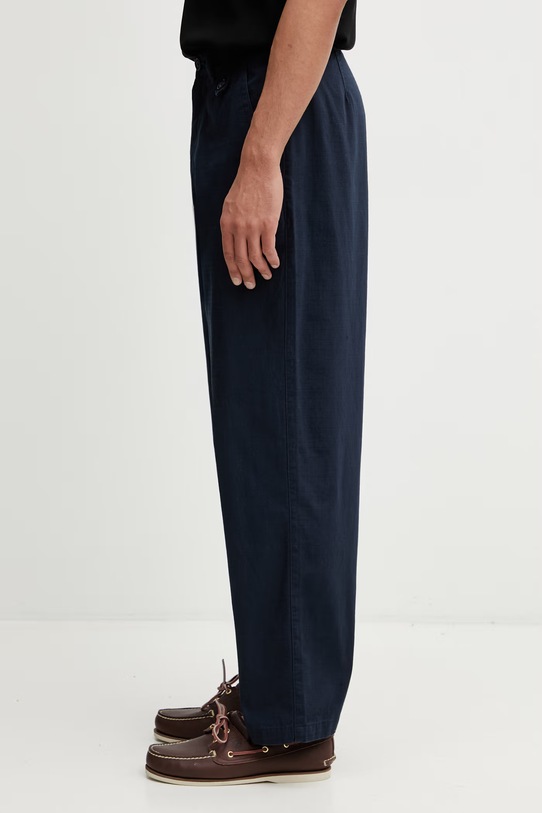 Barbour MTR0796NY91 spodnie bawełniane męskie MTR0796NY91 granatowy SS26