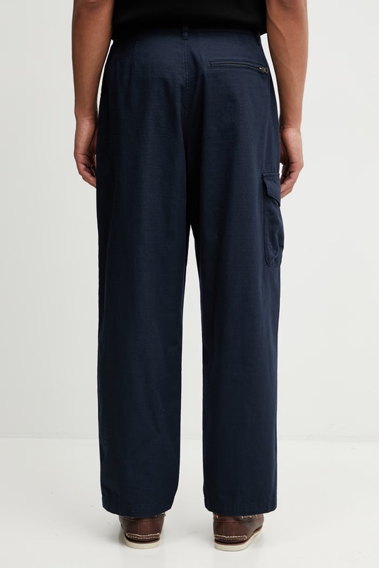 Odzież Barbour MTR0796NY91 spodnie bawełniane męskie MTR0796NY91 granatowy