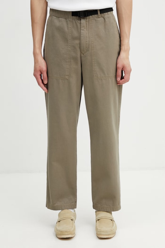 Barbour MTR0802OL72 παντελόνι βαμβακερά Ανδρικά πράσινο MTR0802OL72