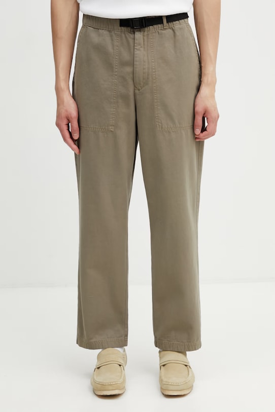 Barbour MTR0802OL72 παντελόνι βαμβακερά Ανδρικά πράσινο MTR0802OL72