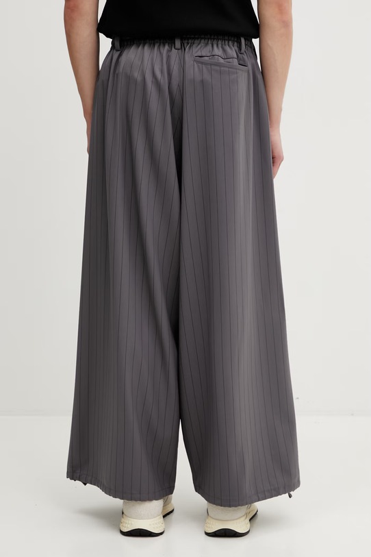 Odzież Y-3 RW CR WL PNT spodnie z wełną męskie KS4969. szary