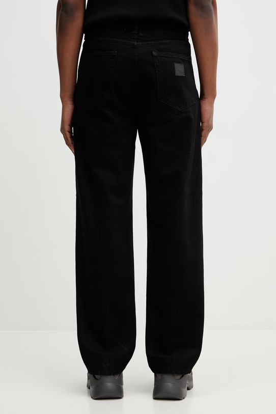 Odzież Carhartt WIP Aaron Pant jeansy straight męskie I036728.8902 czarny