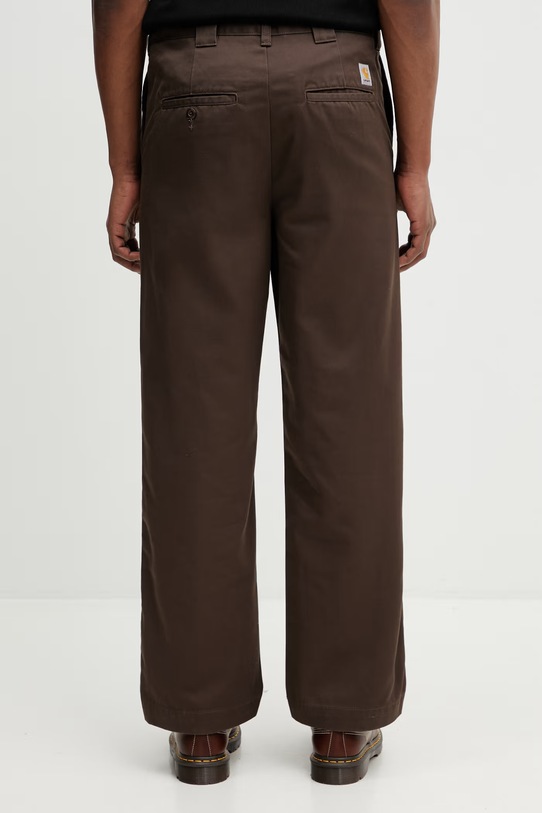 Odzież Carhartt WIP Craft Pant spodnie męskie I035652.3IL02 brązowy