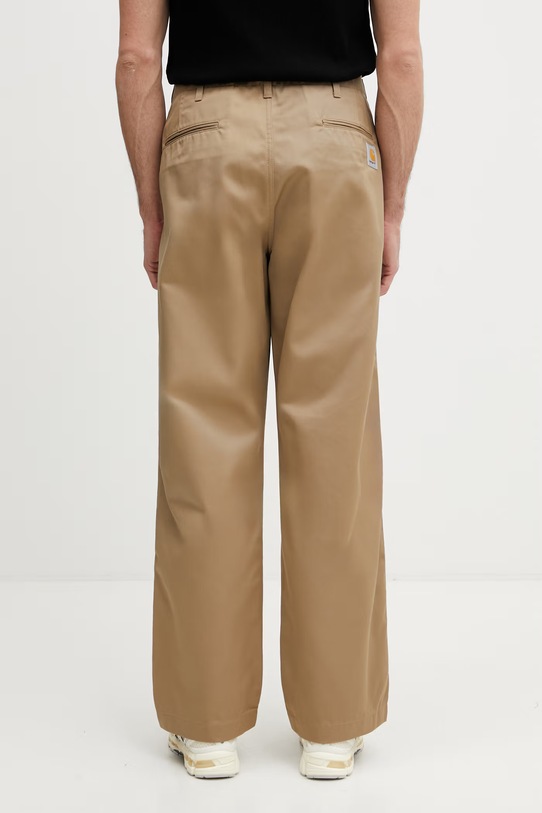 Odzież Carhartt WIP Harold Pant spodnie regular męskie I036502.8Y01 zielony