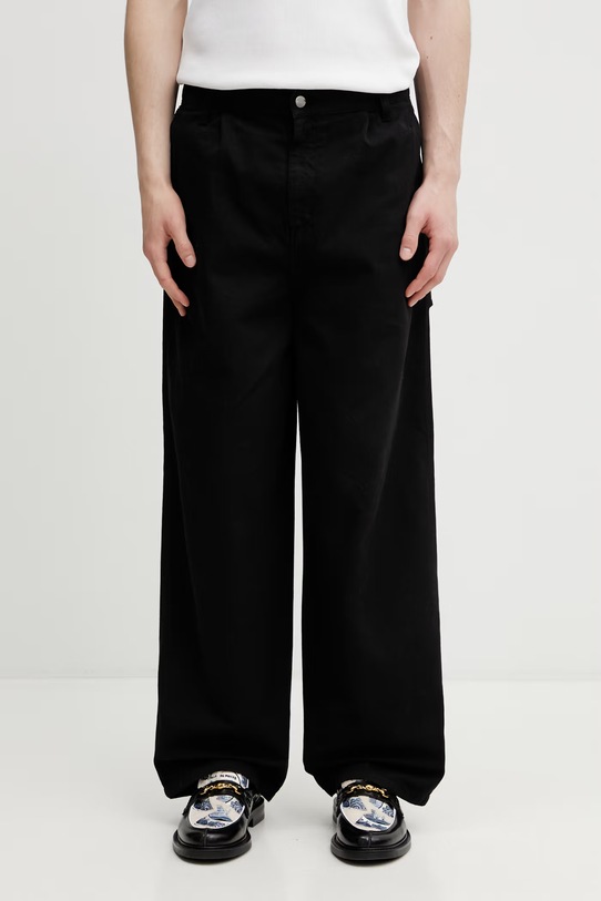 Carhartt WIP Holden Pant spodnie bawełniane męskie czarny I036501.89GD
