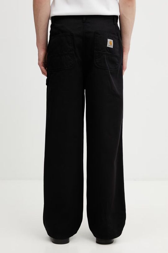 Odzież Carhartt WIP Holden Pant spodnie bawełniane męskie I036501.89GD czarny