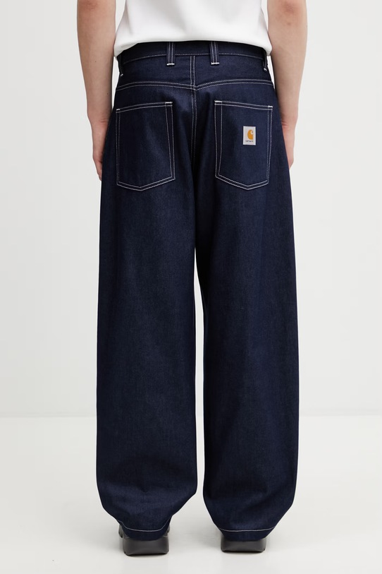 Odzież Carhartt WIP Brandon Pant jeansy relaxed fit męskie I036544.101 niebieski