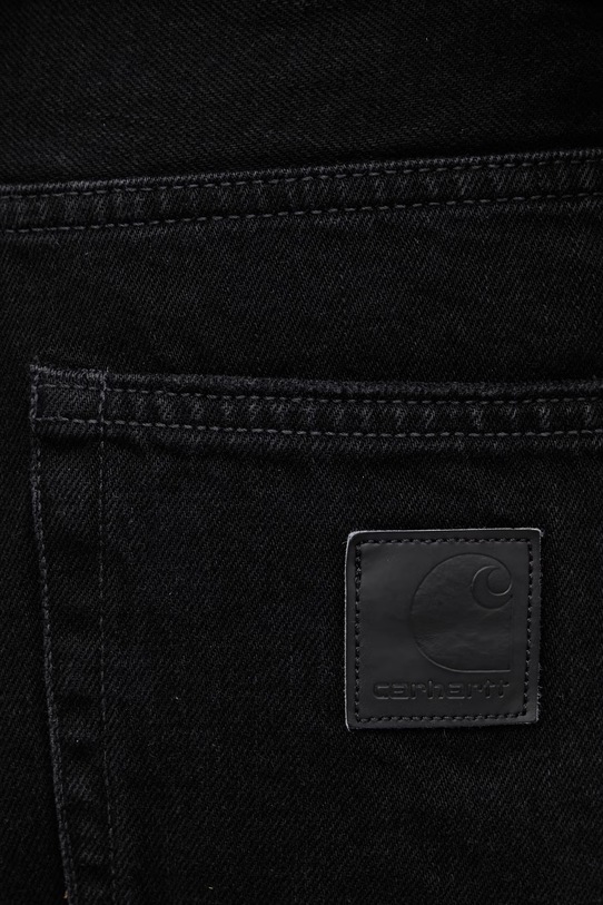 Carhartt WIP Aaron Pant spodnie bawełniane męskie czarny I036728.8906