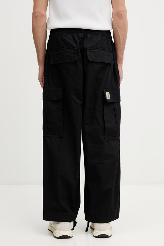 Odzież Carhartt WIP Jet Cargo Pant spodnie cargo bawełniane męskie I036678.8902 czarny