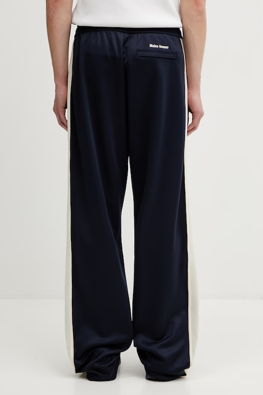 Clothing Wales Bonner Motion Track Men's sweatpants with cotton MS26JE07.JE10.503 navy