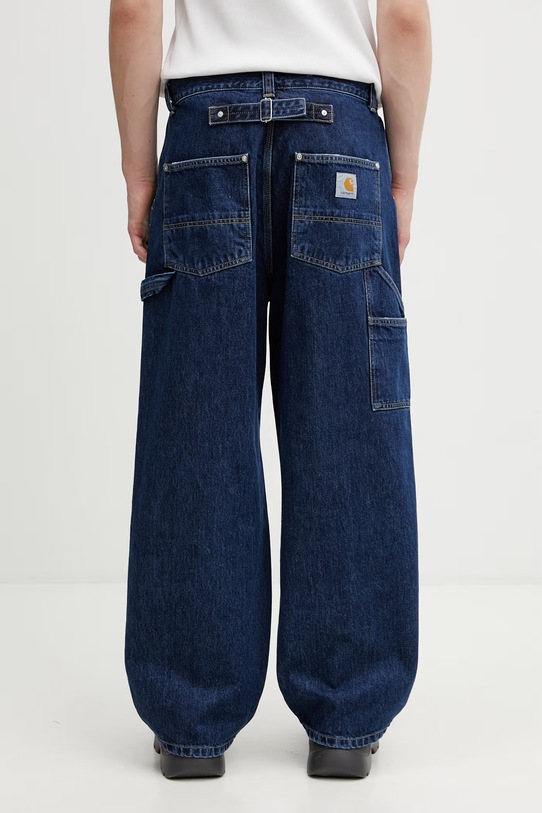 Odzież Carhartt WIP Belmont Pant jeansy luźne męskie I036591.106 niebieski