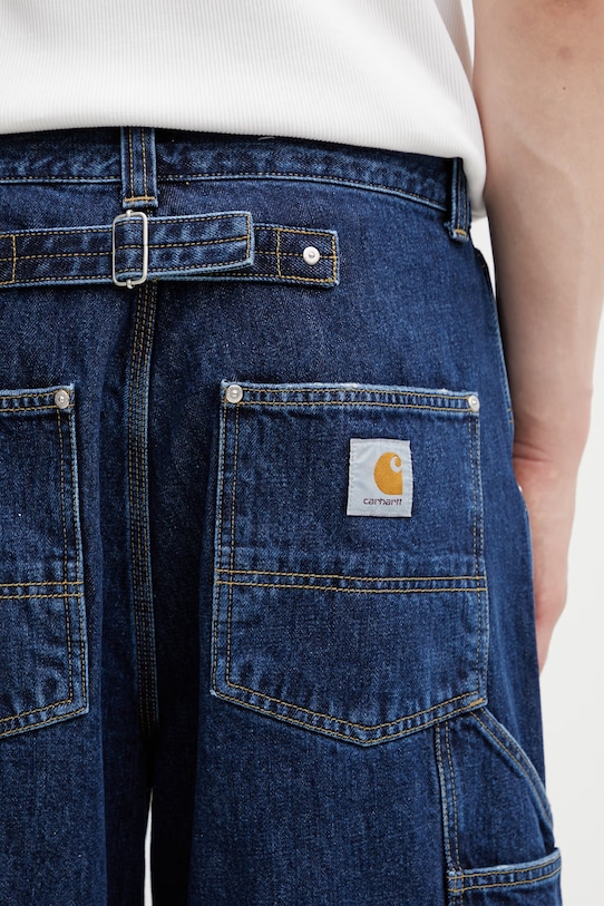 Carhartt WIP Belmont Pant jeansy luźne męskie niebieski I036591.106