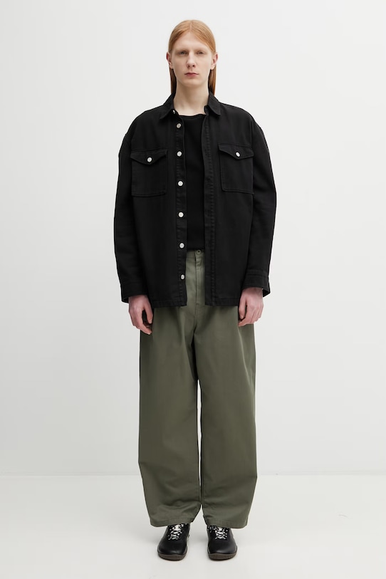 Carhartt WIP Marv spodnie bawełniane męskie I033129.1106 zielony