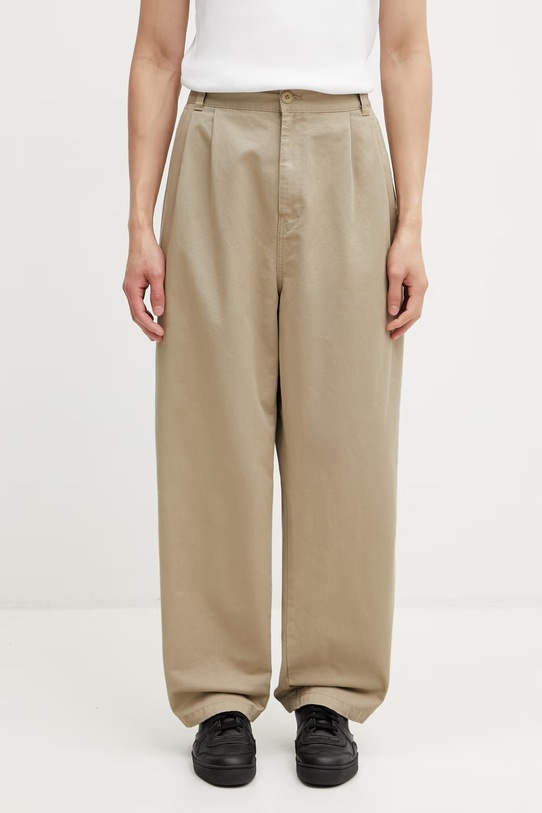 Carhartt WIP Marv Pant nohavice bavlnené pánske béžová I033129.3IR06