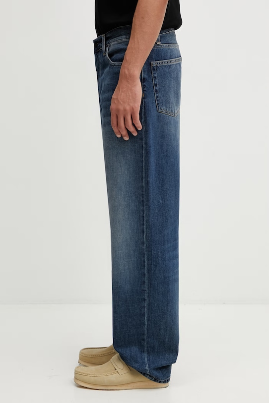 Carhartt WIP Aaron Pant jeansy tapered męskie I036728.014L niebieski SS26