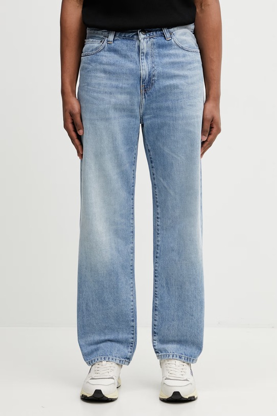 Carhartt WIP Aaron Pant jeansy regularne męskie niebieski I036728.01UR