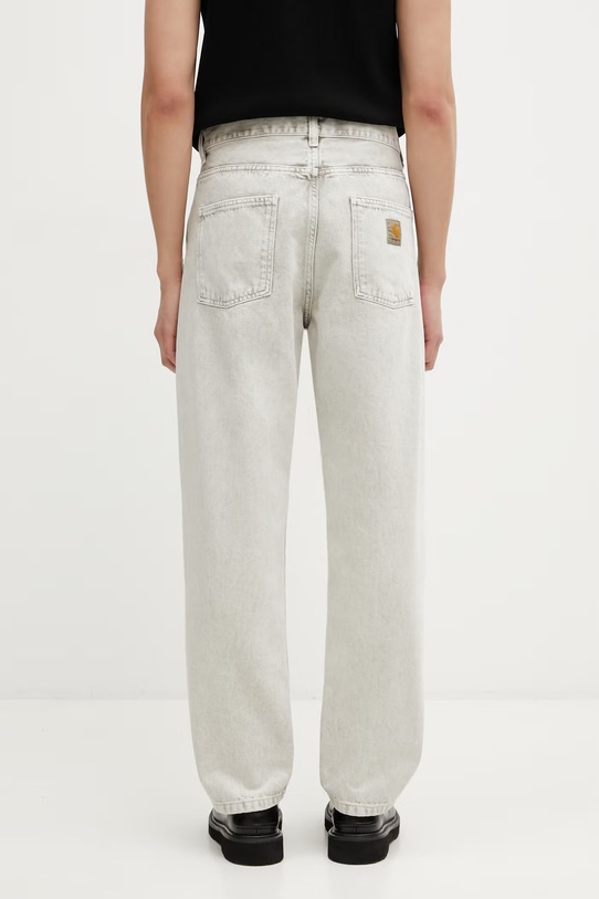 Odzież Carhartt WIP Newel Pant jeansy regularne męskie I036498.2ZX5F zielony