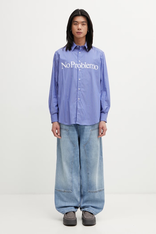 Carhartt WIP OG Double Knee Pant jeansy relaxed fit męskie I036733.01UR niebieski