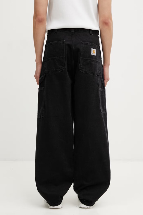 Odzież Carhartt WIP OG Double Knee Pant spodnie boyfriend bawełniane męskie I036733.8906 czarny