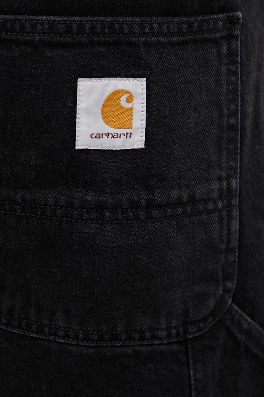 Carhartt WIP OG Double Knee Pant spodnie boyfriend bawełniane męskie czarny I036733.8906