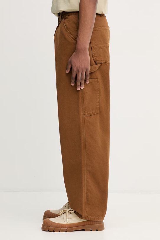 Carhartt WIP OG Single Knee Pant spodnie bawełniane męskie I035637.HZ06 brązowy SS26