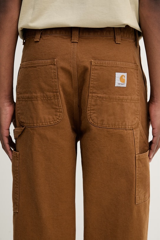 Carhartt WIP OG Single Knee Pant spodnie bawełniane męskie brązowy I035637.HZ06