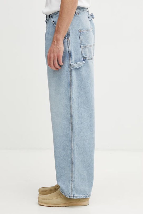 Carhartt WIP Belmont Pant jeansy loose męskie I036591.01WU niebieski SS26
