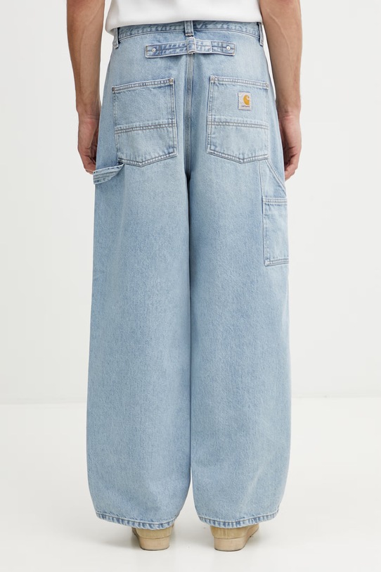 Odzież Carhartt WIP Belmont Pant jeansy loose męskie I036591.01WU niebieski